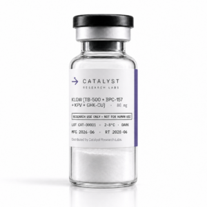 KLOW (TB-500 + BPC-157 + KPV + GHK-Cu) research vial